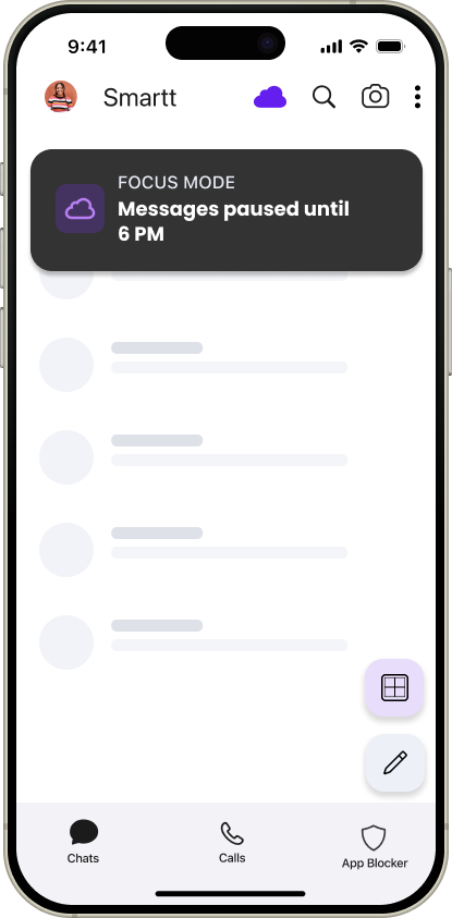 Smartt Messenger Phone Mockup